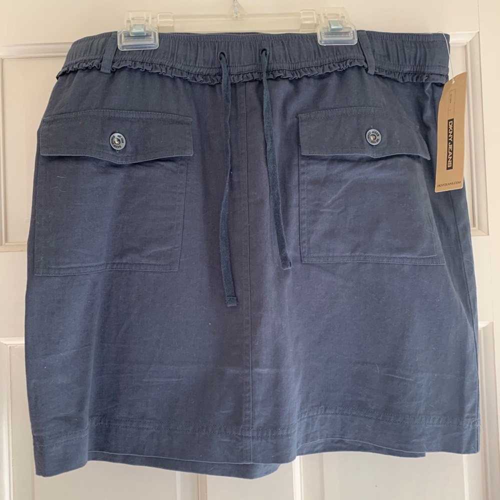 DKNY blue skirt